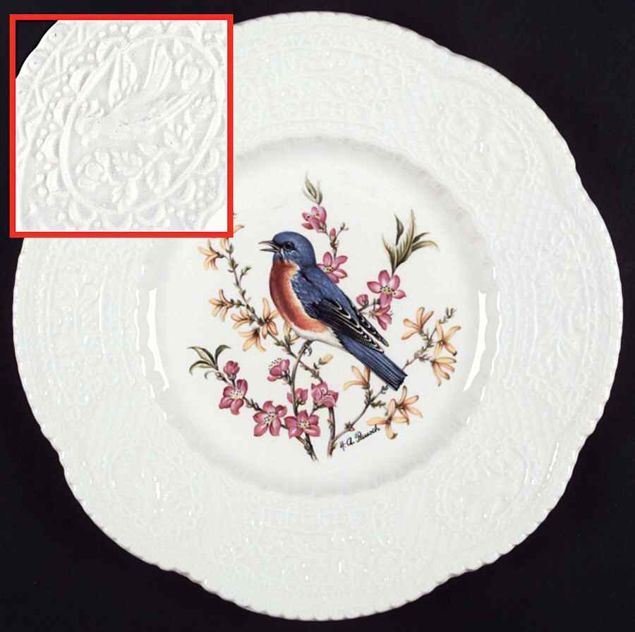 Aviary Luncheon Plate by Royal Cauldon-1