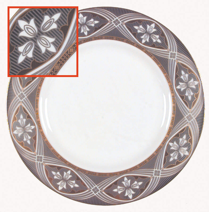 Contrast Accent Salad Plate by Royal Worcester-1