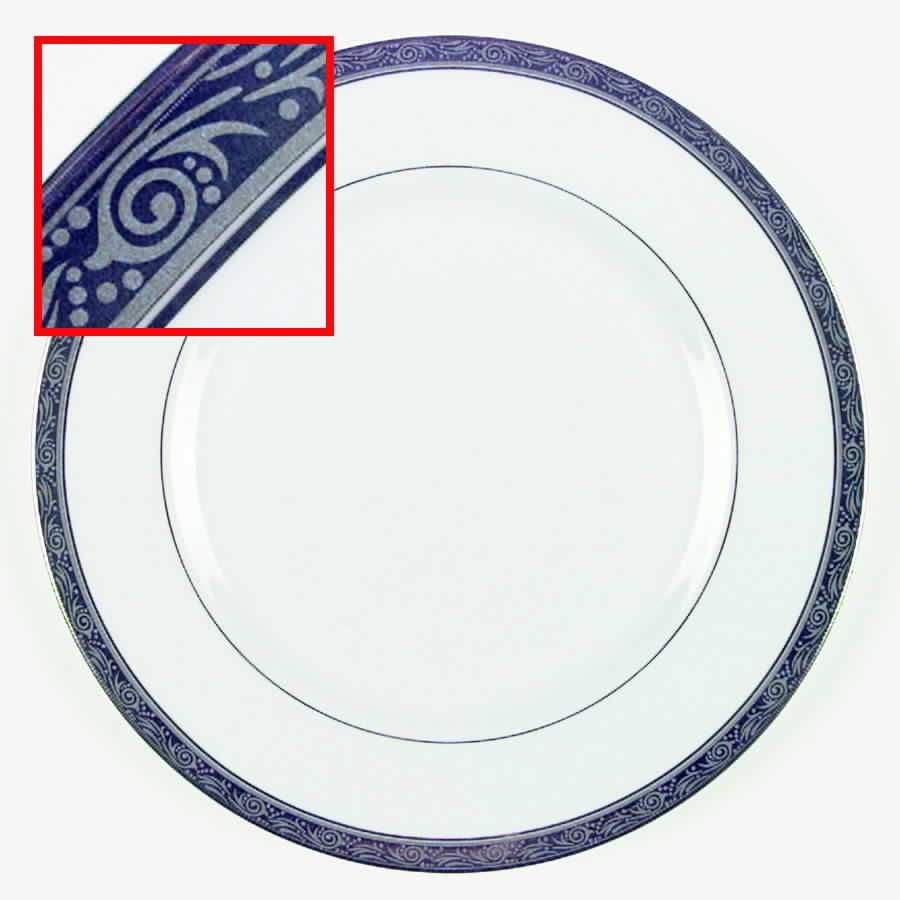 Davenham Platinum Dinner Plate by Royal Worcester-1