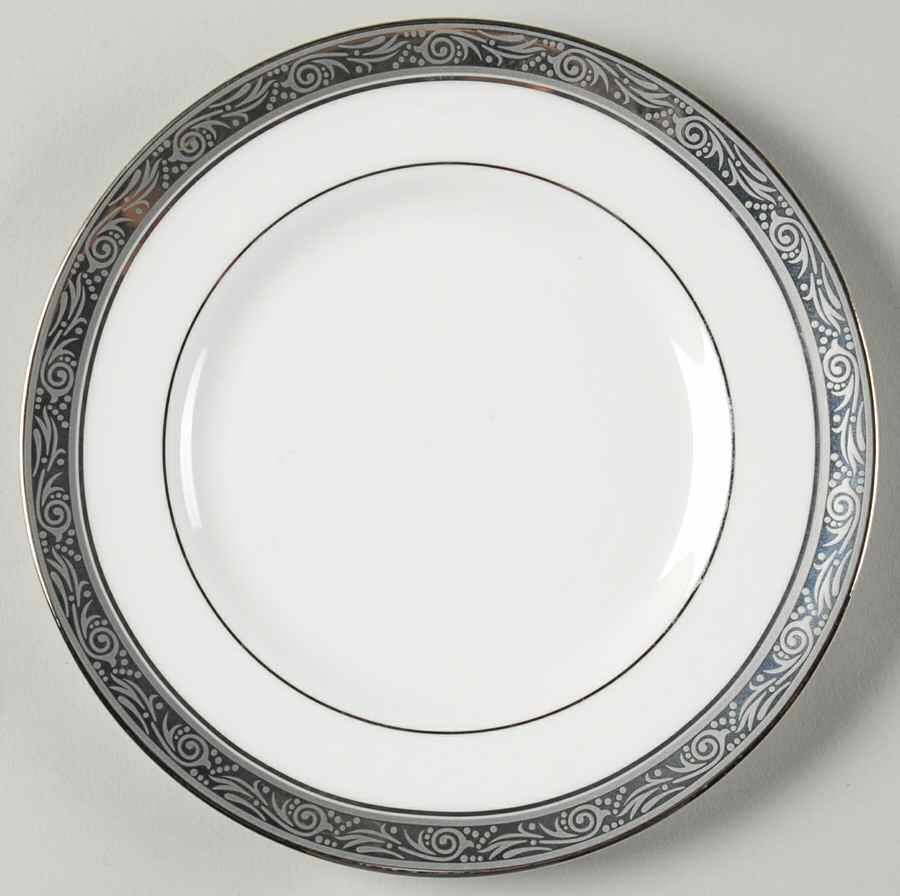 Davenham Platinum Bread & Butter Plate by Royal Worcester-1