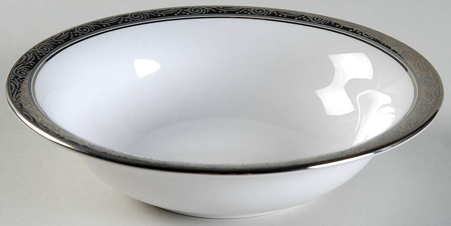 Davenham Platinum Coupe Cereal Bowl by Royal Worcester-1