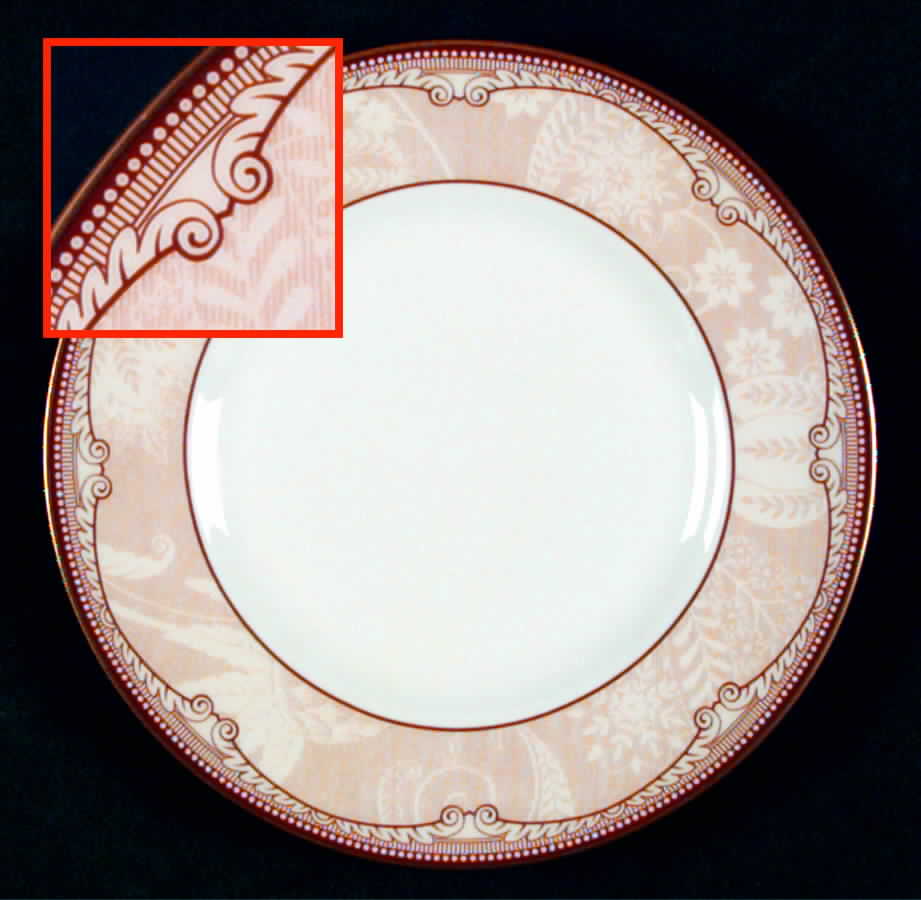 Brocade Bread & Butter Plate by Royal Worcester-1