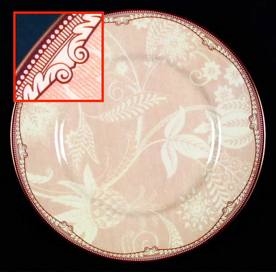 Brocade Salad Plate by Royal Worcester-1