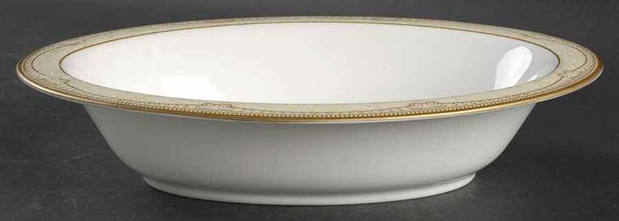 Brocade 10" Oval Vegetable Bowl by Royal Worcester-1