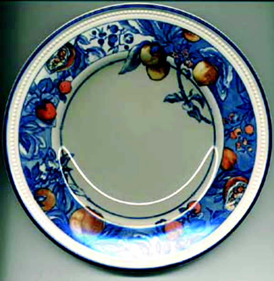 Tropical Fruit Bread & Butter Plate by Royal Stafford-1
