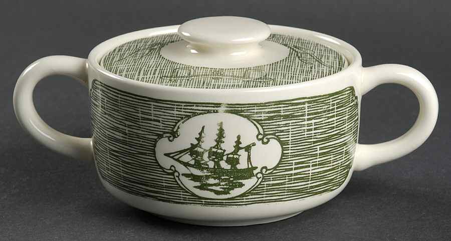 RYL112 Sugar Bowl & Lid by Royal (USA)-1