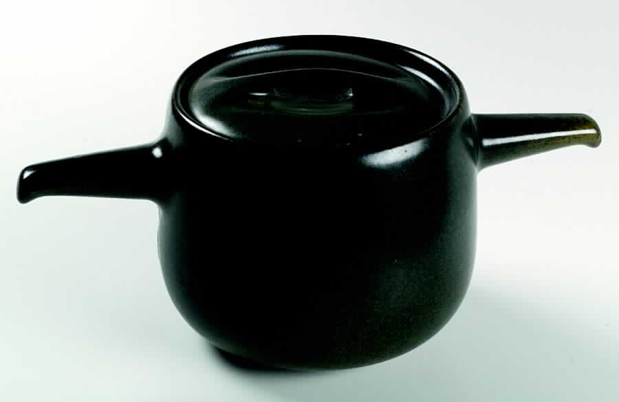 Raymor Avocado Green (Glossy) Individual Bean Pot & Lid by Roseville-1