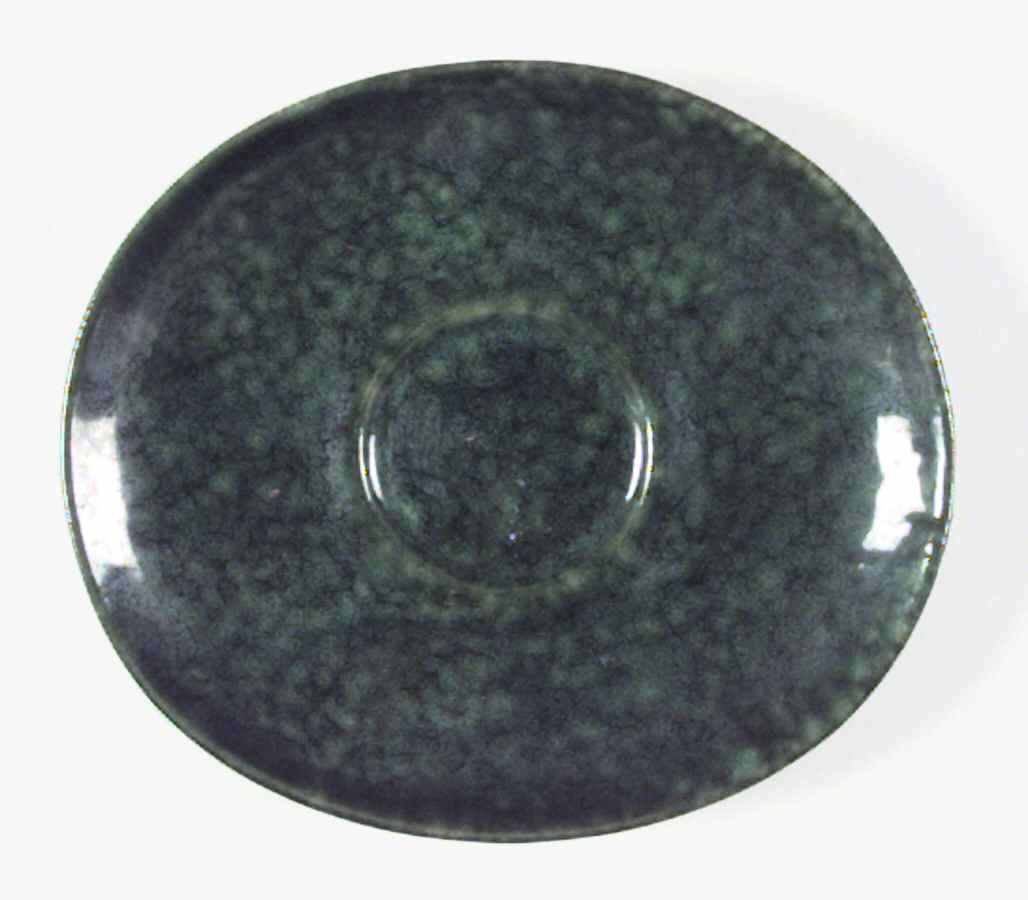 Raymor Avocado Green (Glossy) Saucer by Roseville-1