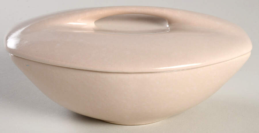 Raymor Contempory White (Glossy) Ramekin with Lid by Roseville-1