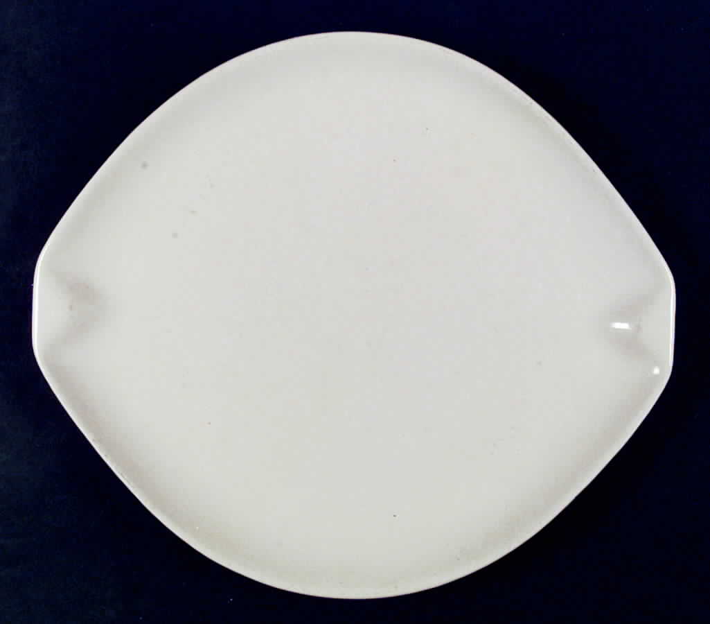 Raymor Contempory White (Glossy) Dinner Plate by Roseville-1