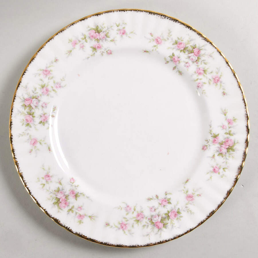 Victoriana Rose (Montrose Shape) Dinner Plate by Royal Albert-1