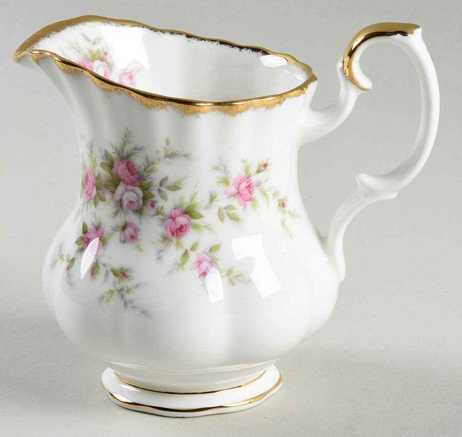 Victoriana Rose (Montrose Shape) Mini Creamer by Royal Albert-1