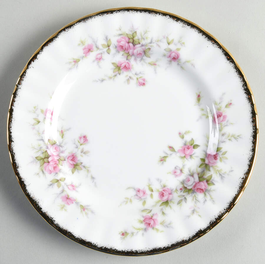 Victoriana Rose (Montrose Shape) Bread & Butter Plate by Royal Albert-1