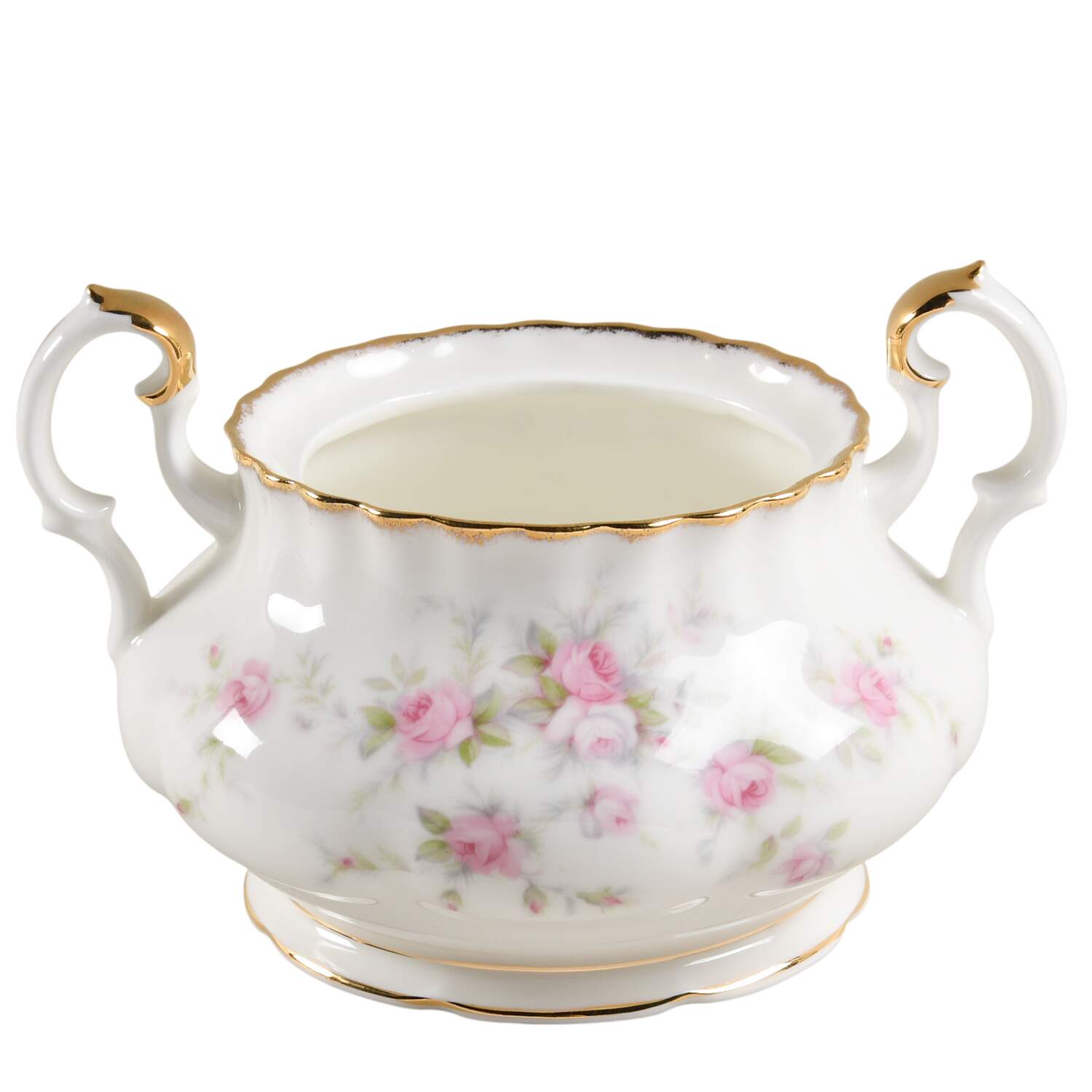 Victoriana Rose (Montrose Shape) Sugar Bowl No Lid by Royal Albert-1