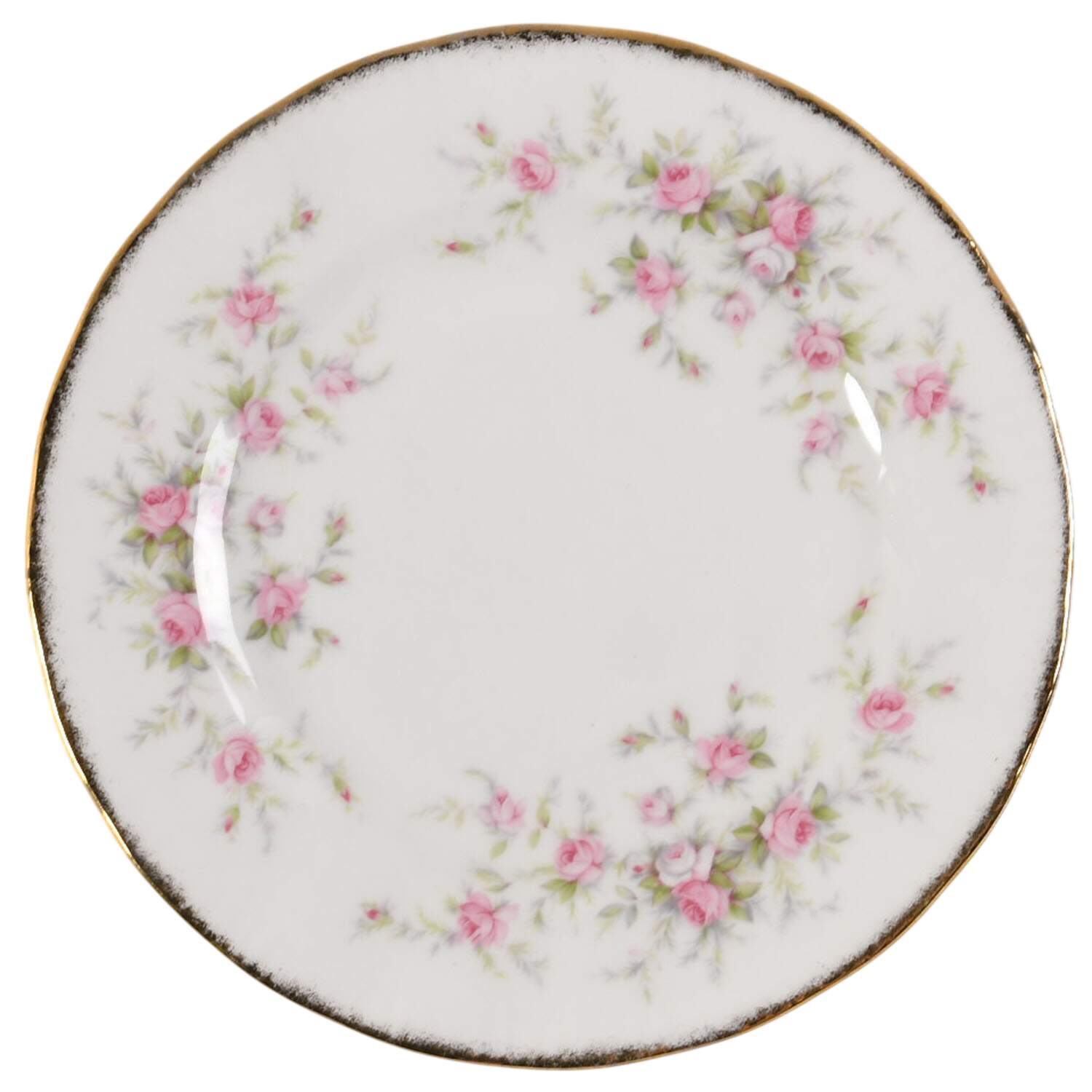 Victoriana Rose (Montrose Shape) Dessert/Pie Plate by Royal Albert-1
