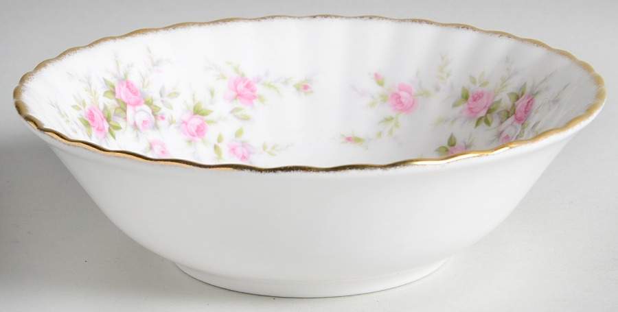 Victoriana Rose (Montrose Shape) Coupe Cereal Bowl by Royal Albert-1