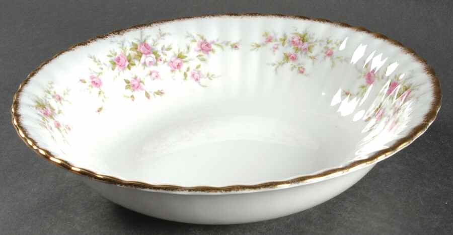 Victoriana Rose (Montrose Shape) 9" Round Vegetable Bowl by Royal Albert-1