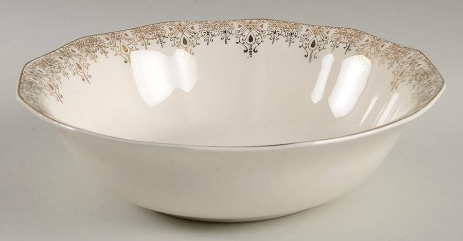 Gold Crest 8" Round Vegetable Bowl by Royal (USA)-1