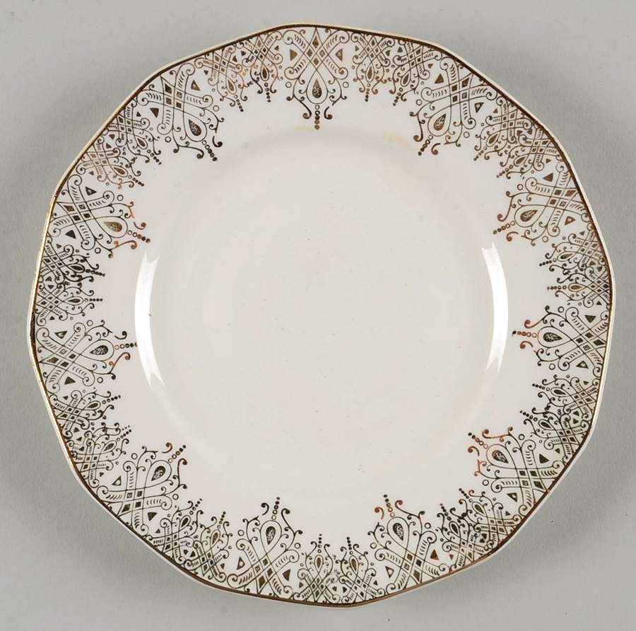 Gold Crest Bread & Butter Plate by Royal (USA)-1