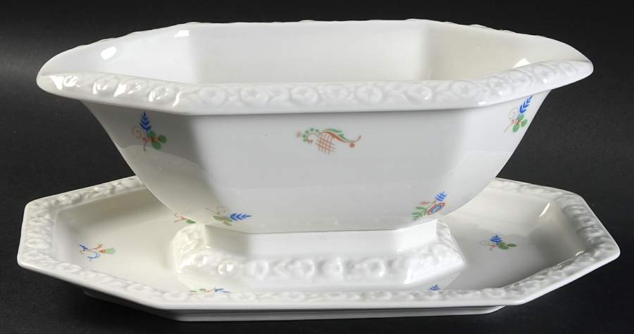 R772 Gravy Boat with Attached Underplate by Rosenthal - Continental-1