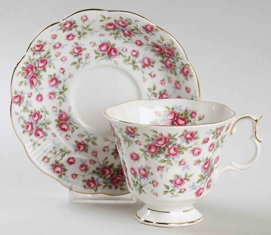 Nell Gwynne Series Footed Cup & Saucer Set by Royal Albert-1