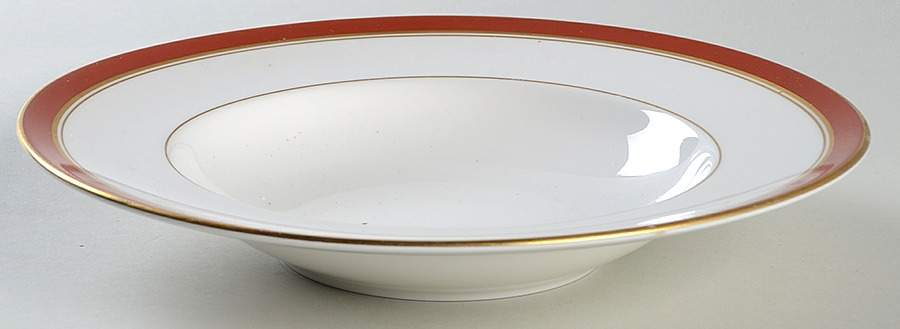 Howard Terra Cotta Large Rim Soup Bowl by Royal Worcester-1