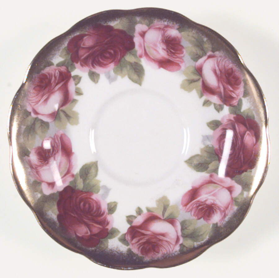 Treasure Chest Series Saucer by Royal Albert-1