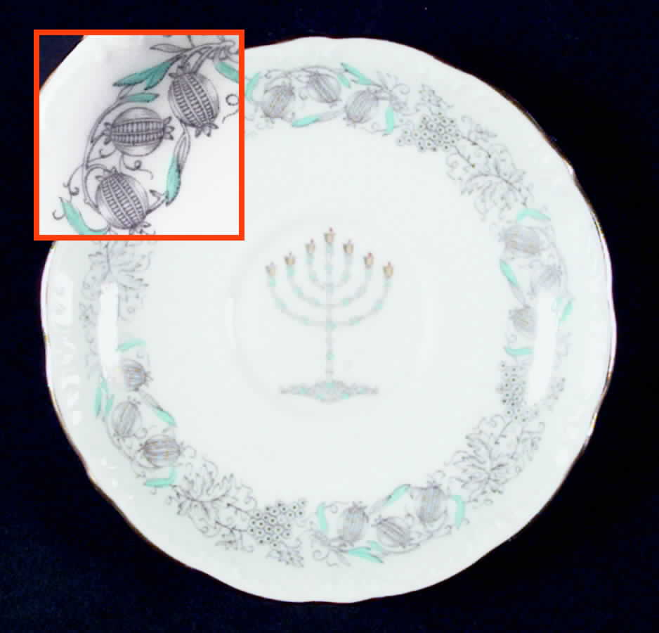 Passover Saucer by Royal Cauldon-1