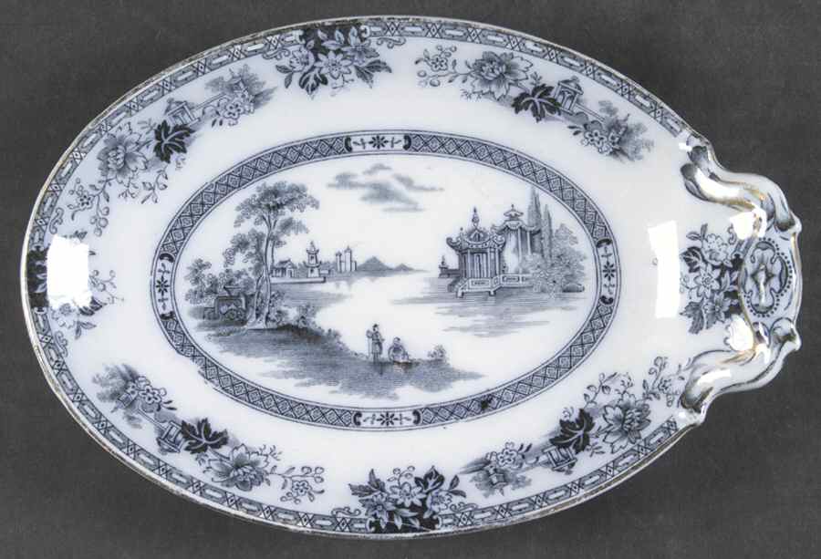Madras (Transferware, No Trim) Relish by Royal Doulton-1