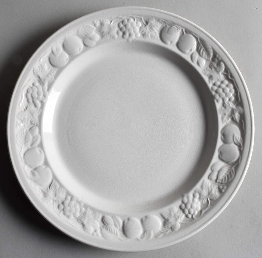 Honey Orchard White Dinner Plate by Royal Worcester-1