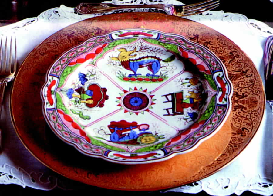 Bengal Tiger Salad Plate by Royal Worcester-1