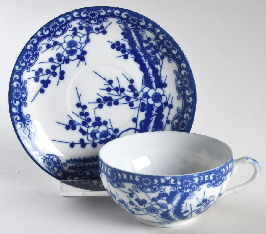 RCM2 Flat Cup & Saucer Set by Royal Cameo-1