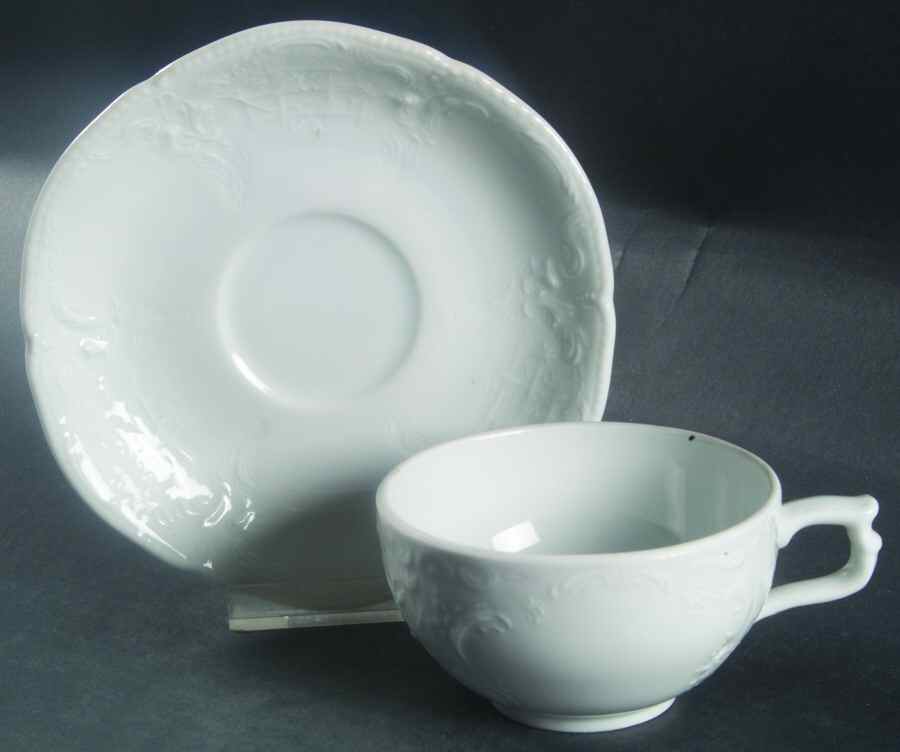 Sanssouci (Restaurant) Flat Cup & Saucer Set by Rosenthal - Continental-1
