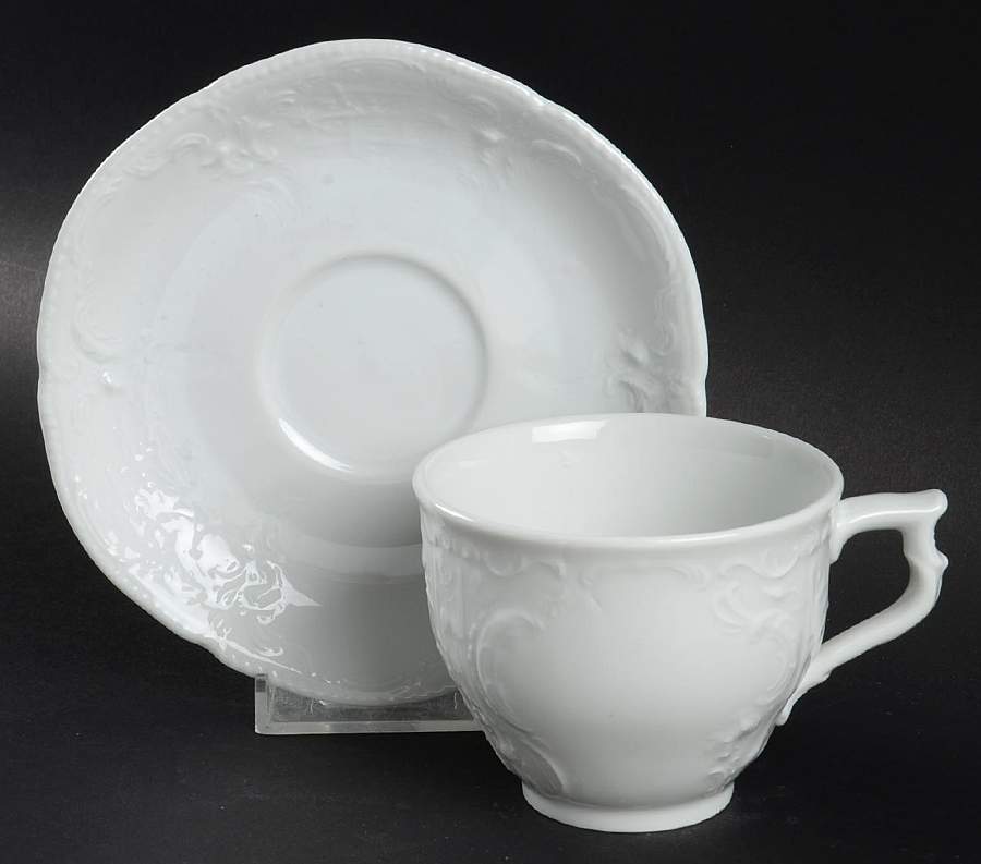 Sanssouci (Restaurant) Flat Cup & Saucer Set by Rosenthal - Continental-1