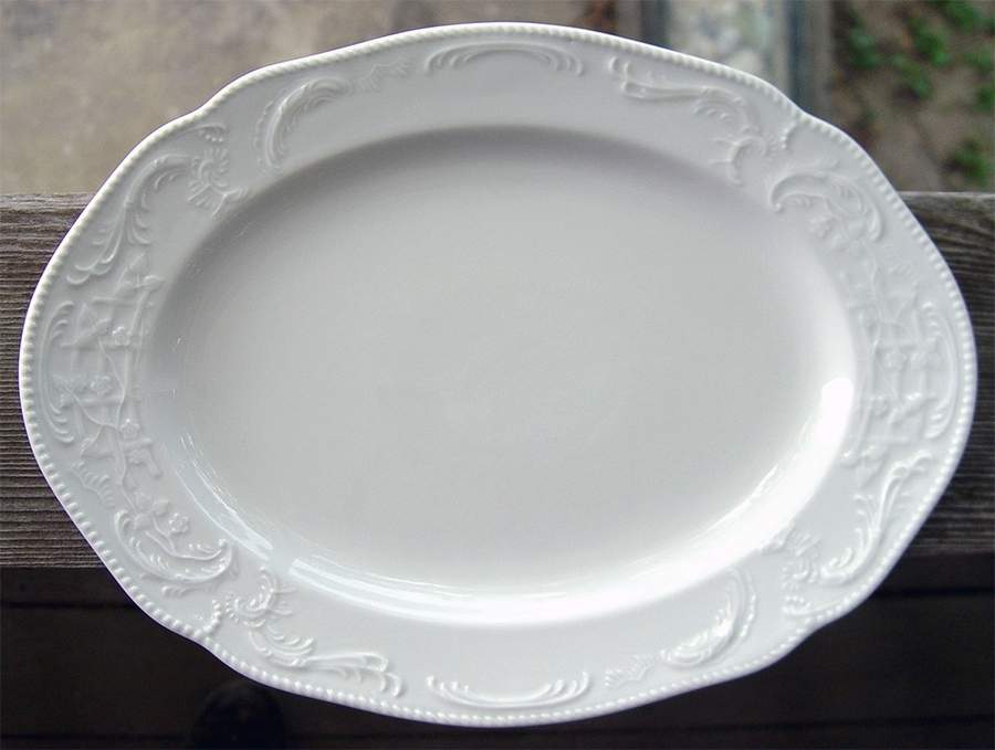 Sanssouci (Restaurant) 13" Oval Serving Platter by Rosenthal - Continental-1
