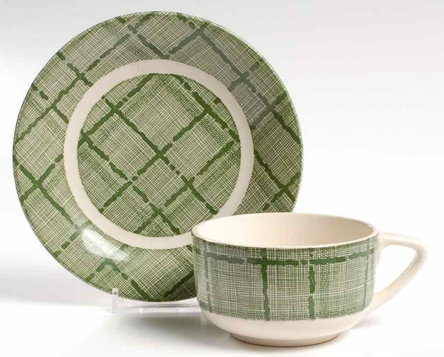 RYL116 Flat Cup & Saucer Set by Royal (USA)-1