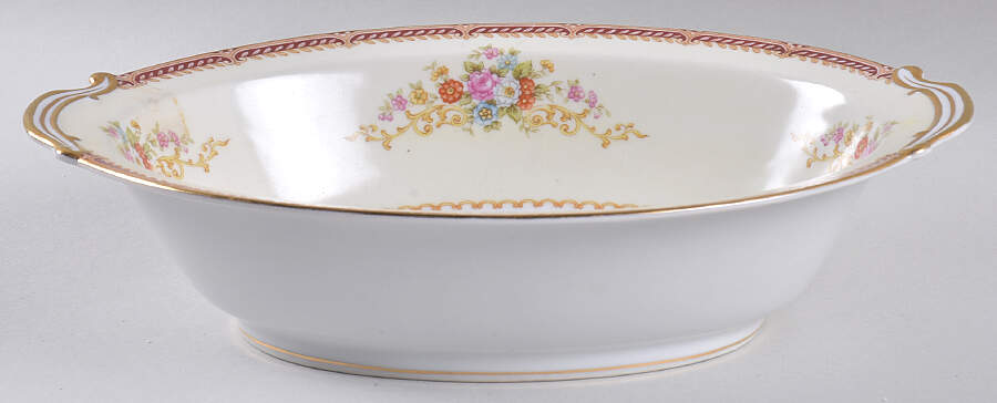 RO6 10" Oval Vegetable Bowl by Rose (Japan)-1
