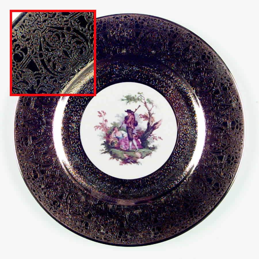 RYL122 Dinner Plate by Royal (USA)-1