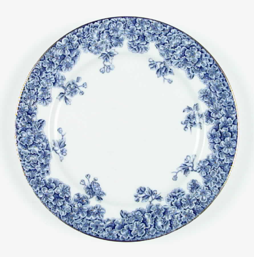 W2279 Navy Bread & Butter Plate by Royal Worcester-1