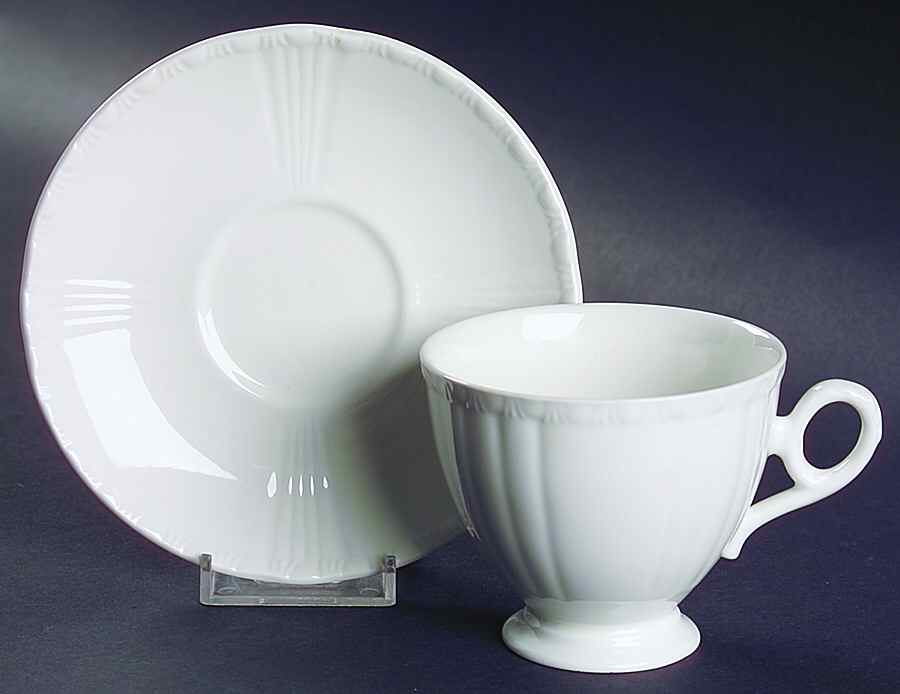 Jacobean Footed Cup & Saucer Set by Royal Grafton-1
