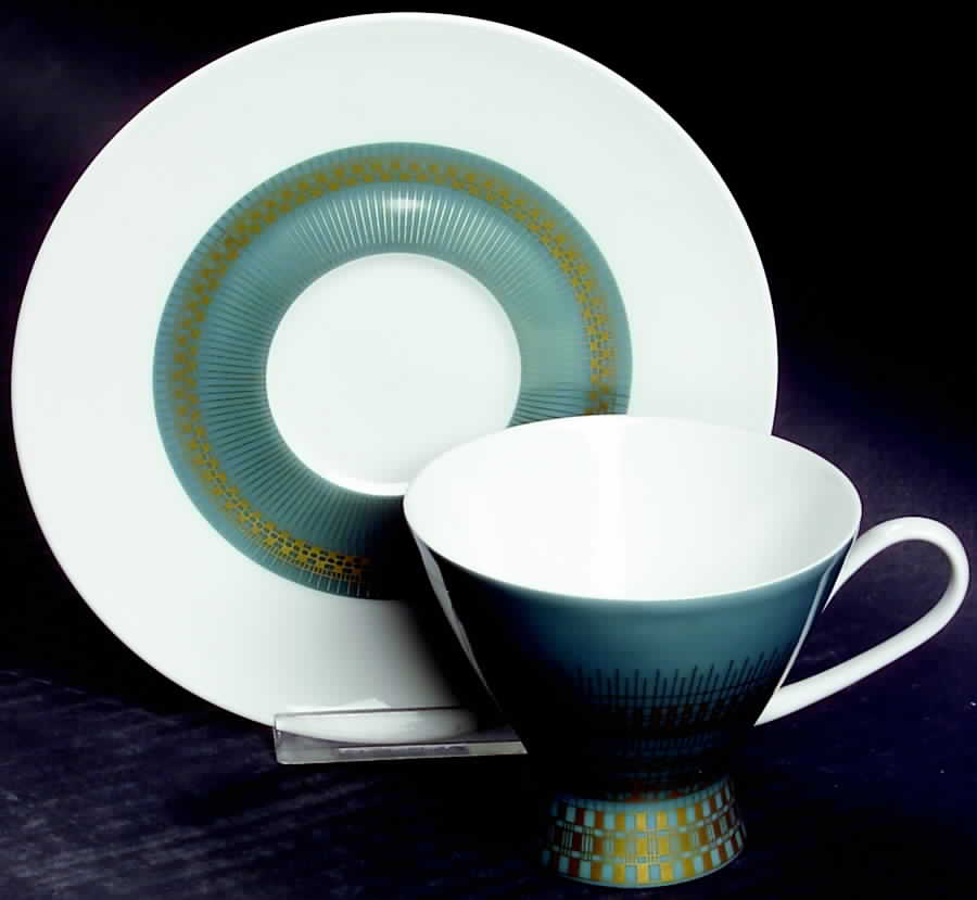 R798 Footed Cup & Saucer Set by Rosenthal - Continental-1