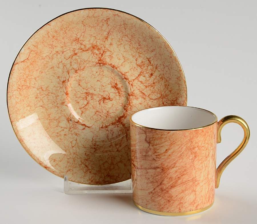 Gossamer Butterscotch Flat Demitasse Cup & Saucer Set by Royal Albert-1