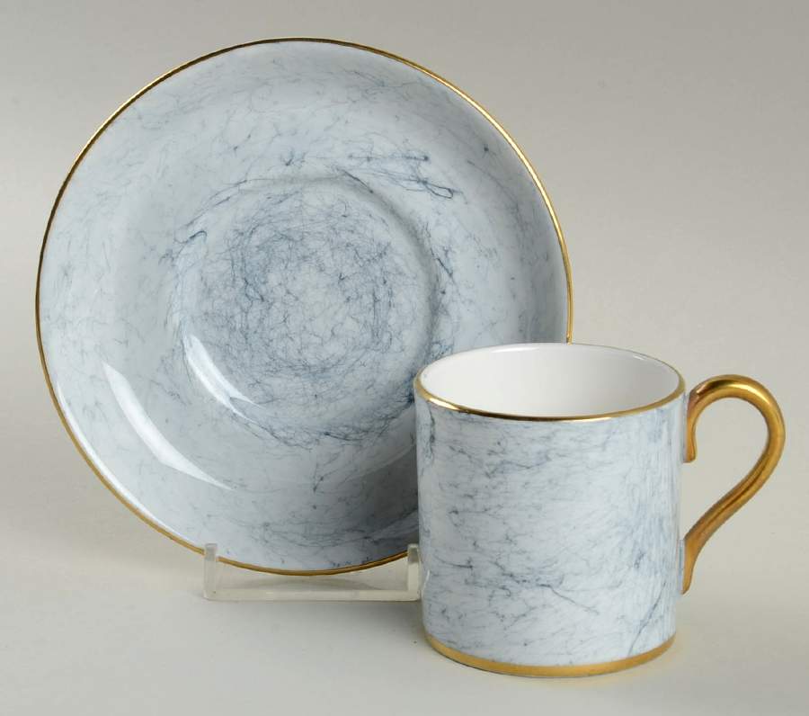 Gossamer Gray Flat Demitasse Cup & Saucer Set by Royal Albert-1