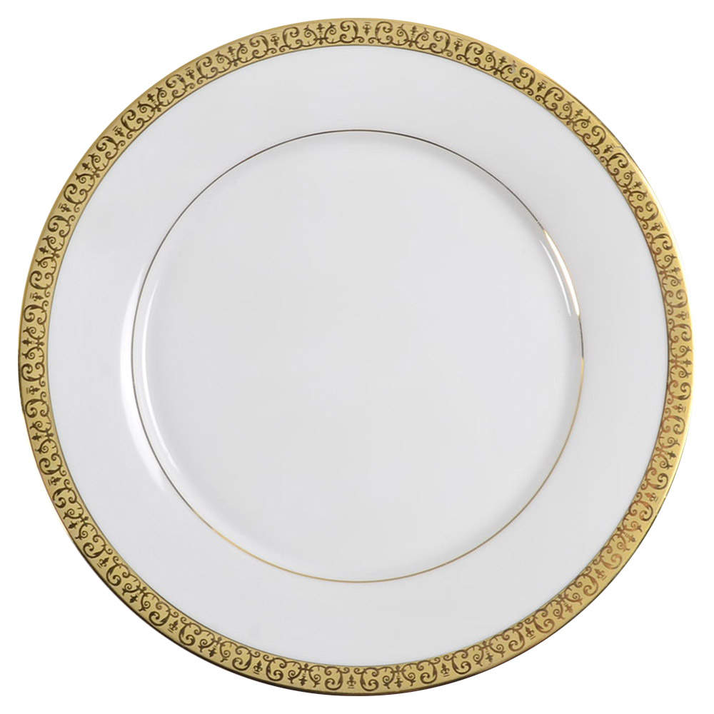 Gold Buffet Dinner Plate by Royal Gallery-1