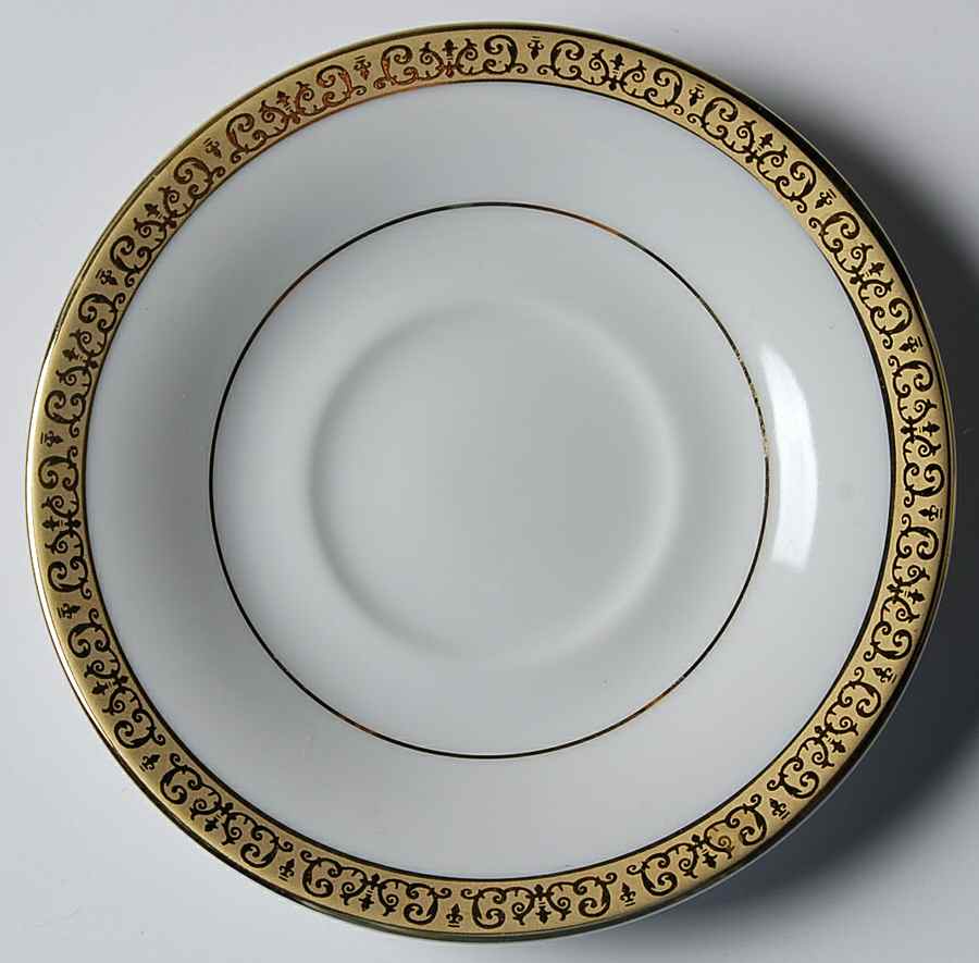 Gold Buffet Saucer for Demitasse Cup by Royal Gallery-1