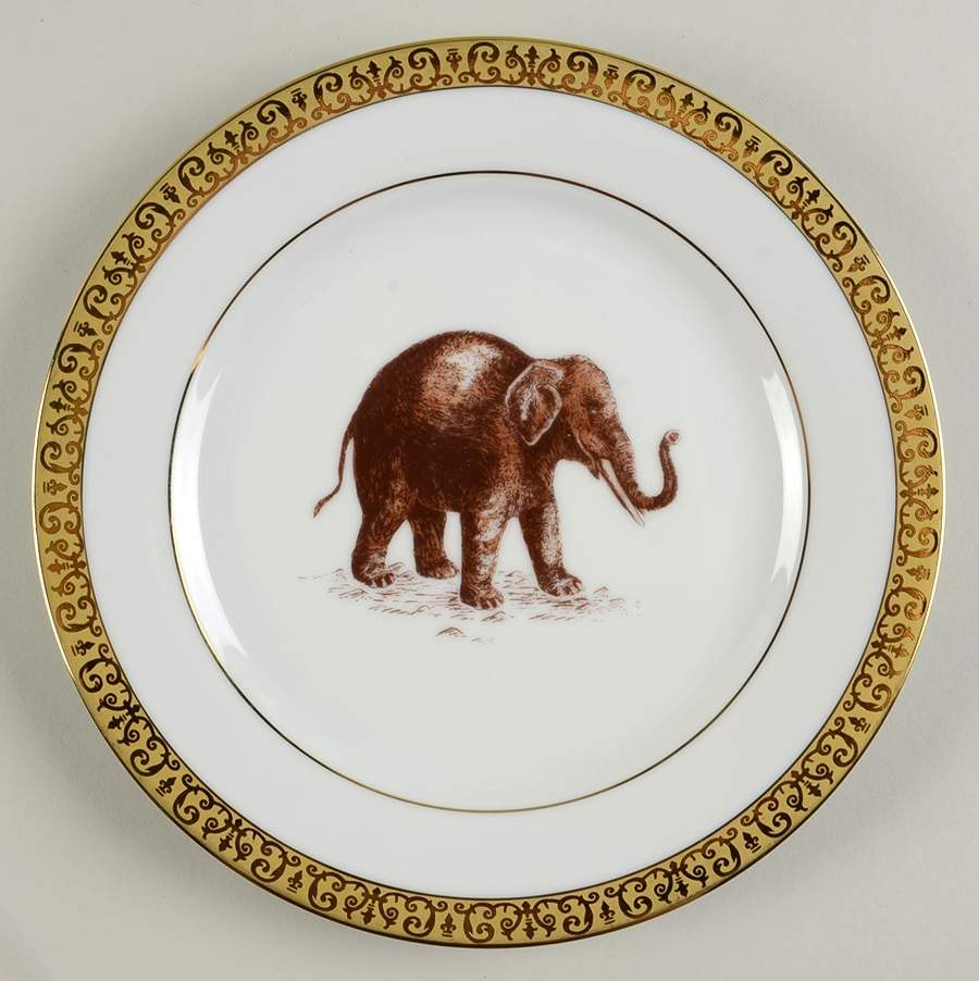 Gold Buffet Salad Plate by Royal Gallery-1