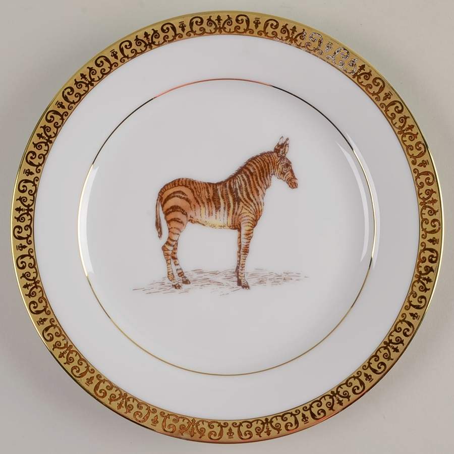Gold Buffet Salad Plate by Royal Gallery-1