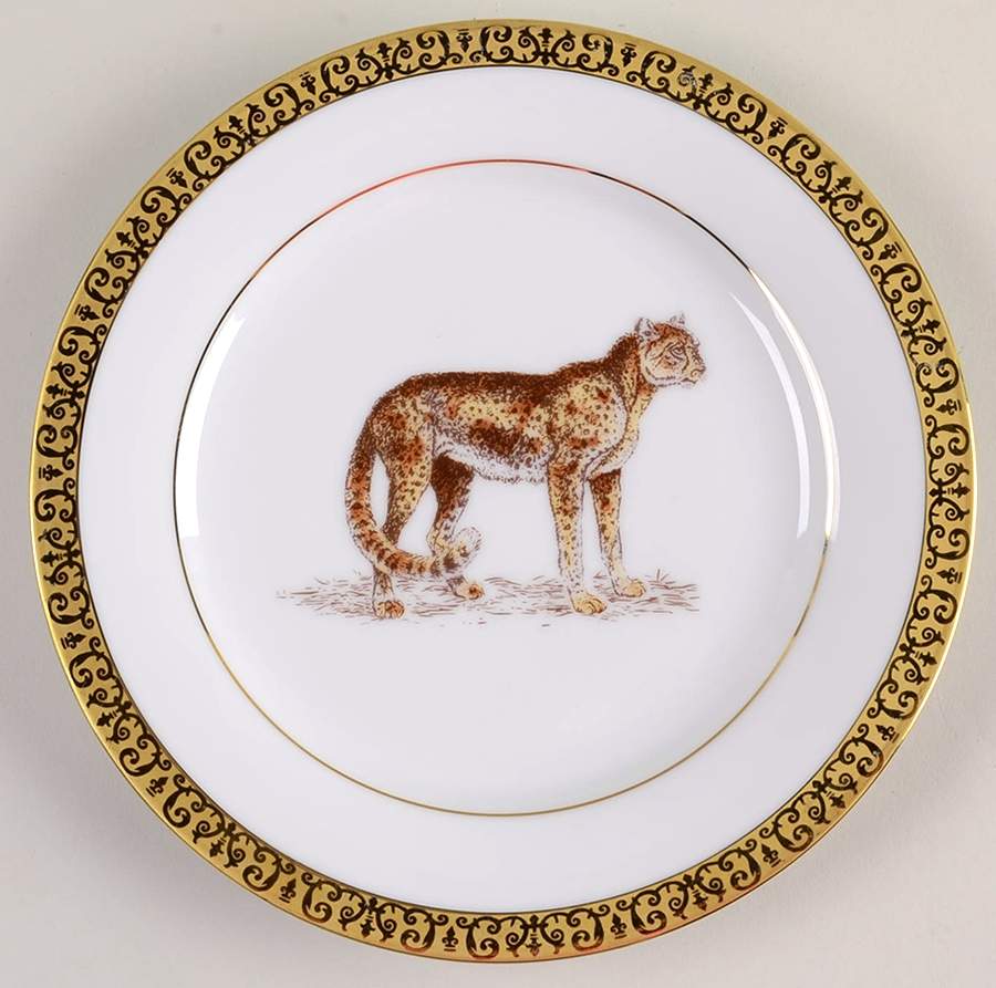 Gold Buffet Salad Plate by Royal Gallery-1