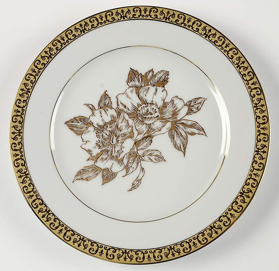 Gold Buffet Accent Salad Plate by Royal Gallery-1