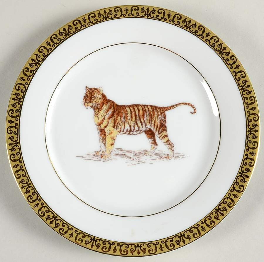 Gold Buffet Salad Plate by Royal Gallery-1